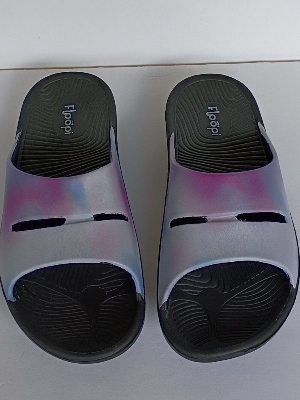 Floopi Women's‎ Slides Sandals Size 9 W Purple Comfort Slip On Casual